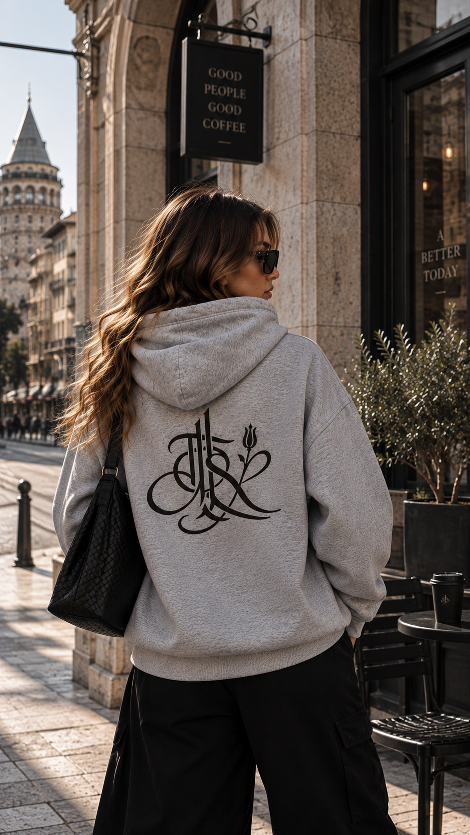 Signature Hoodie - Gri