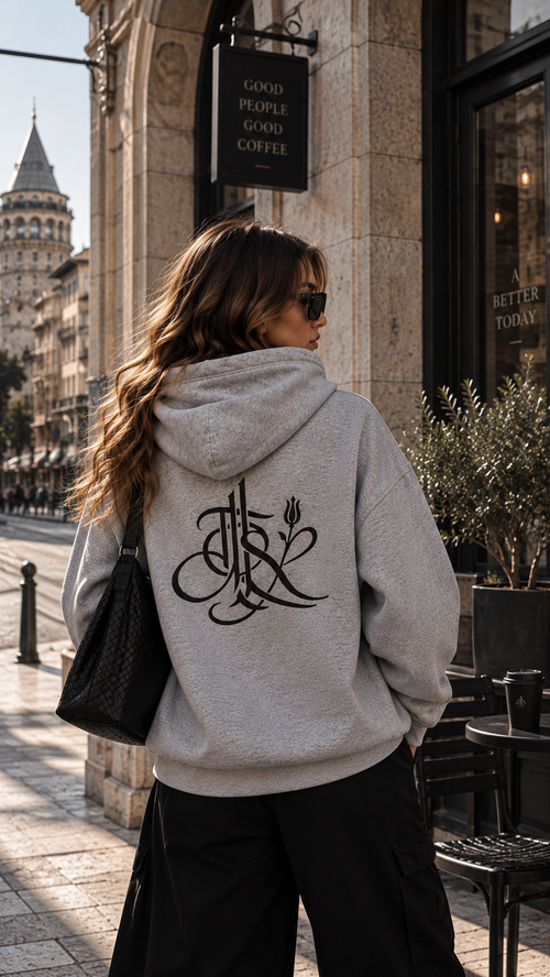 Signature Hoodie - Gri